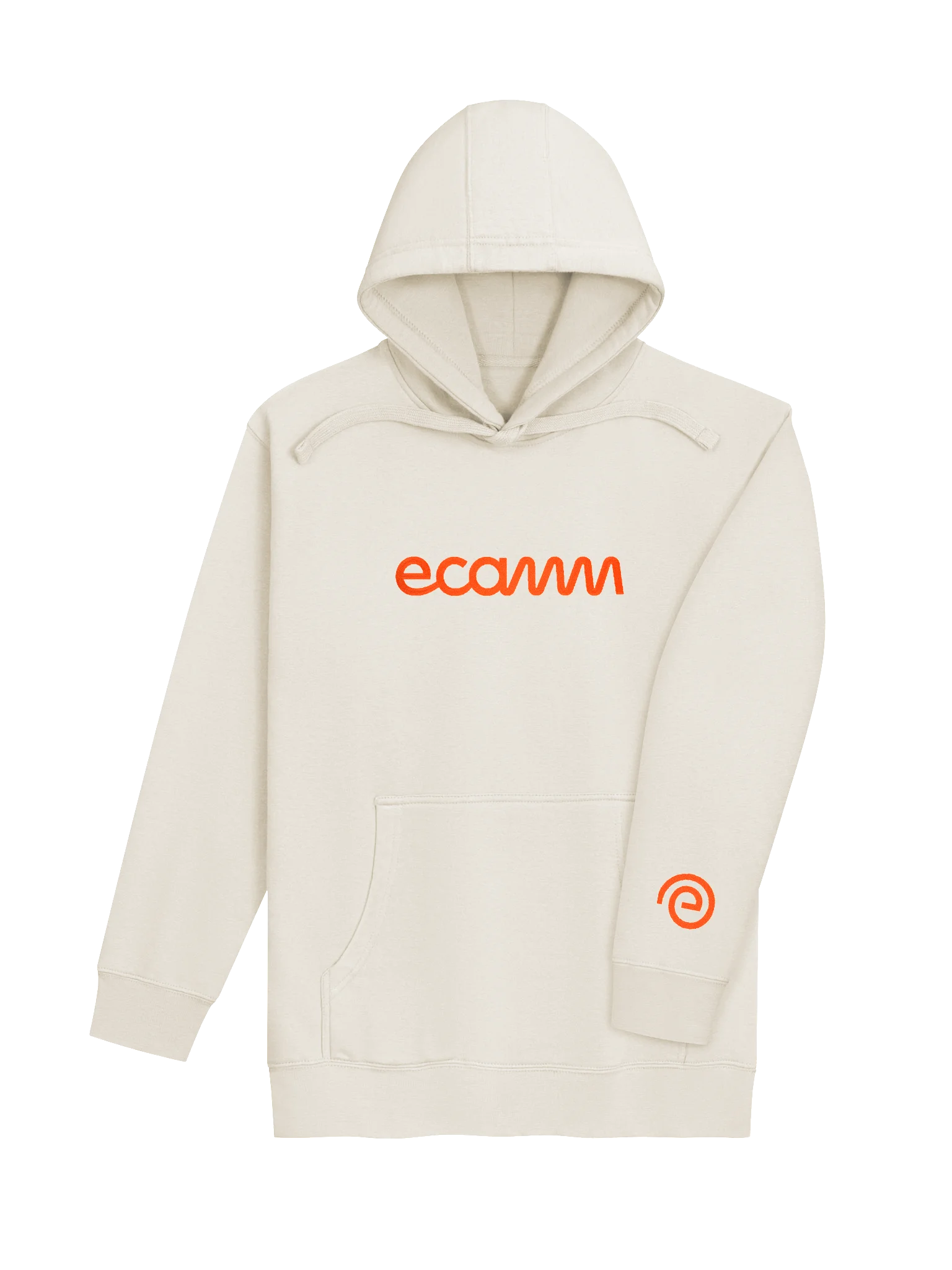 Ecamm Hoodie 2026 (orange logo) product image (4)
