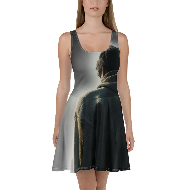 Halo-Back All-Over Print Skater Dress product image (2)