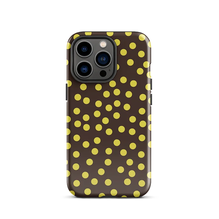 Choco Banana Scatter Dots iPhone Case product image (1)