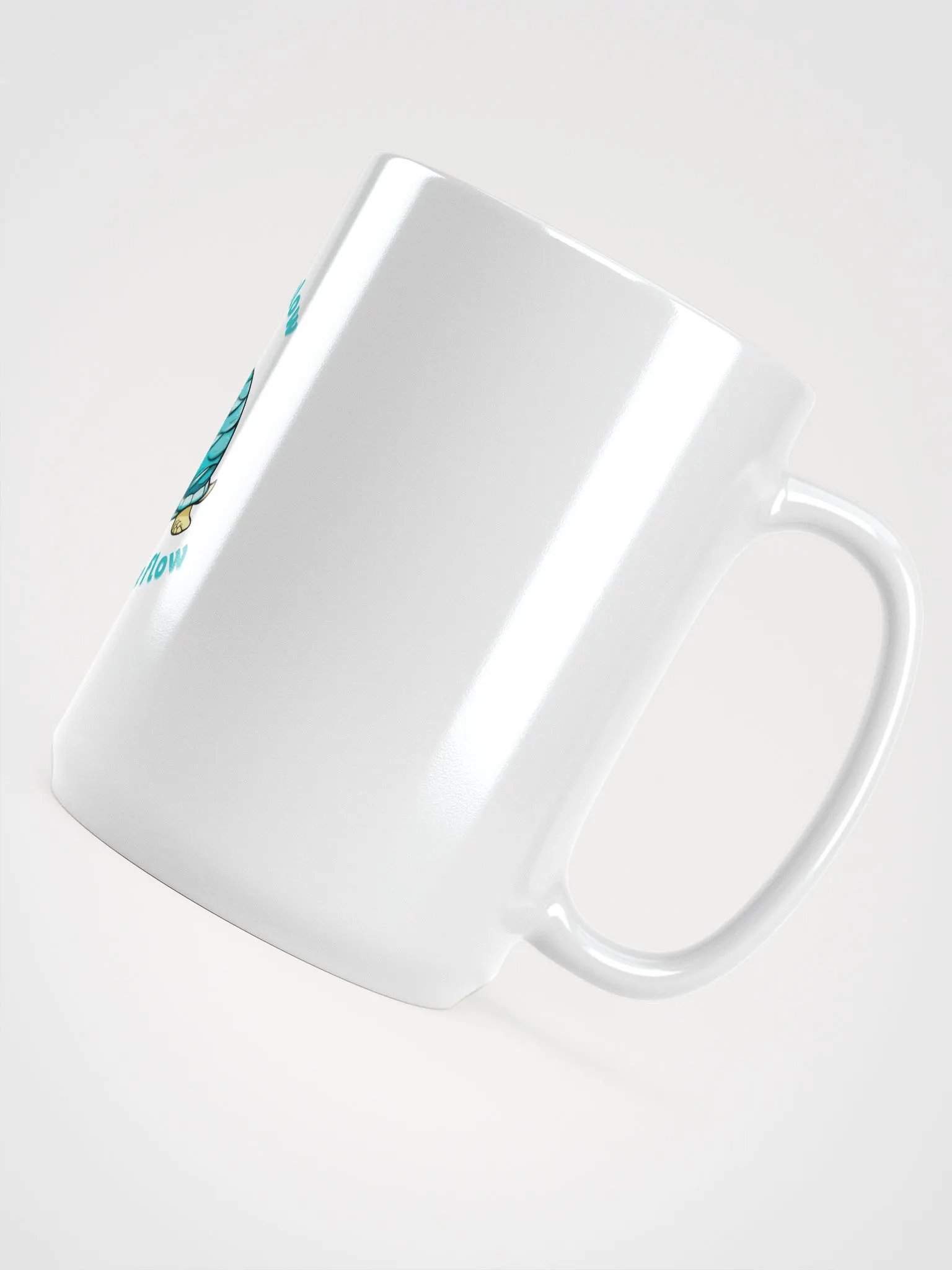 Flowing Turtle White Glossy Mug product image (4)