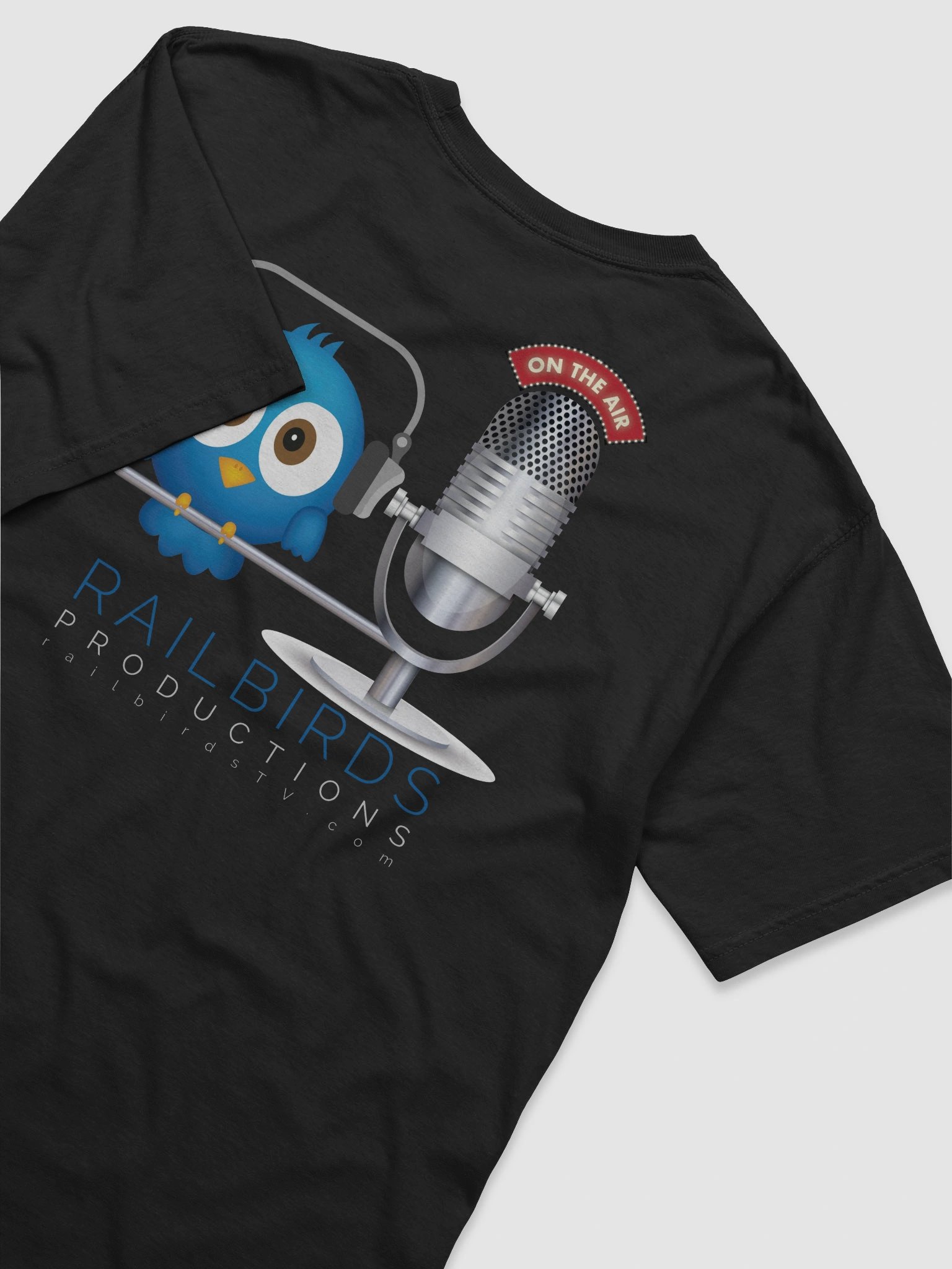 Unisex Black Railbirds Heavyweight Tee product image (6)