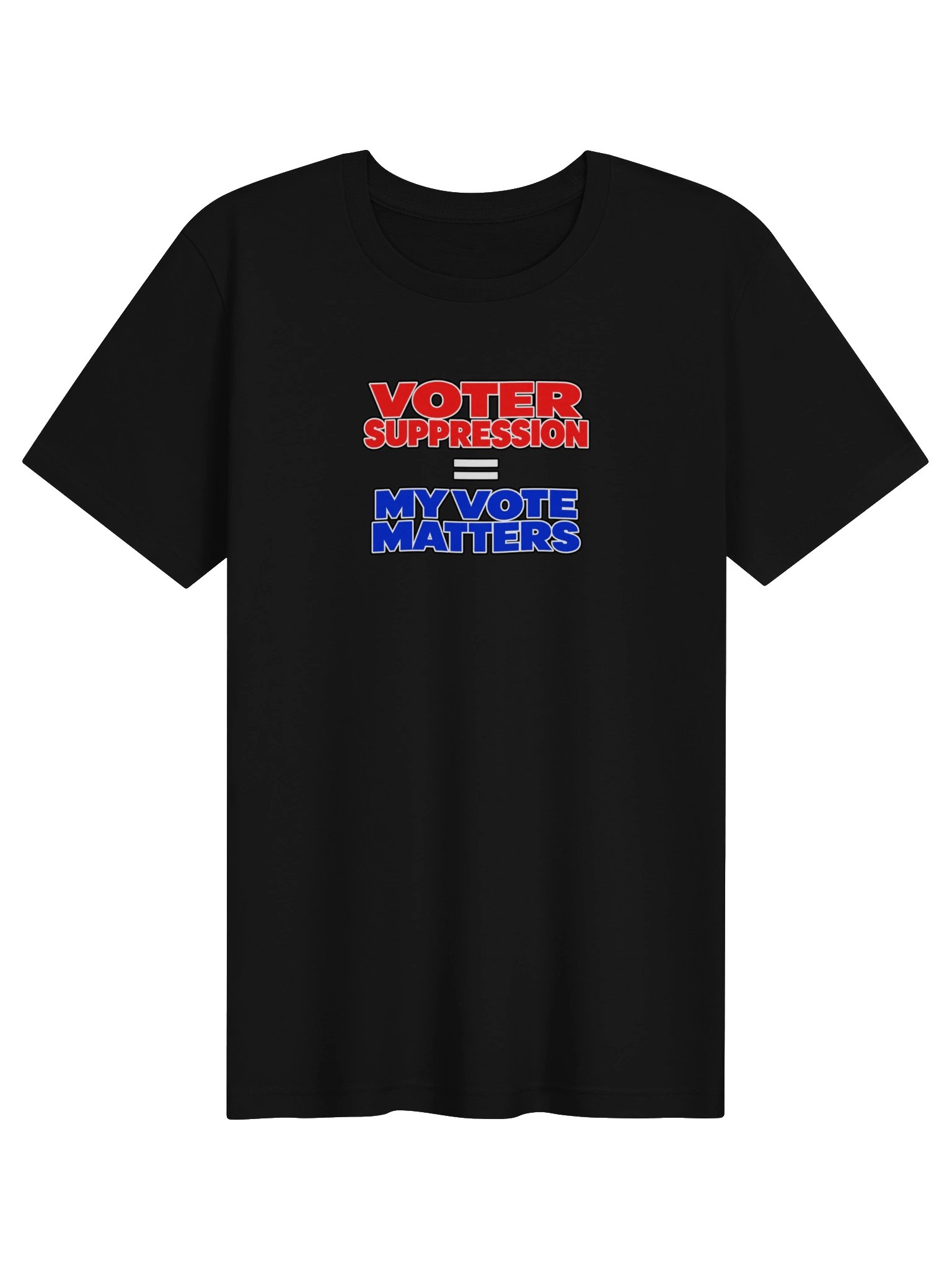 Voter Suppression Tee - Black product image (1)