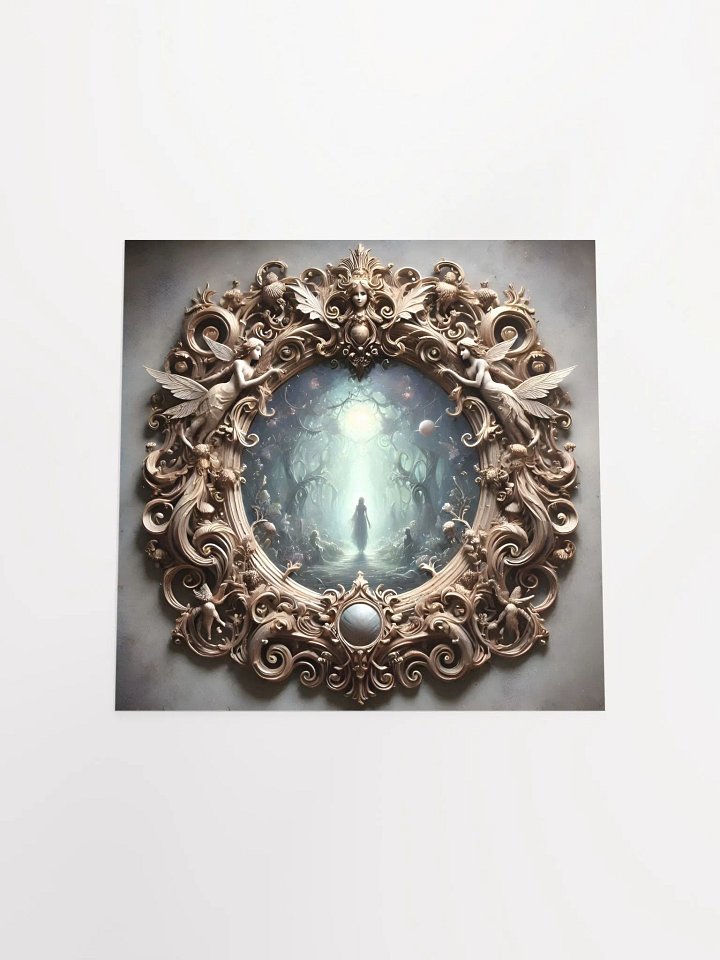 Mirror Realm Glow Matte Poster product image (2)