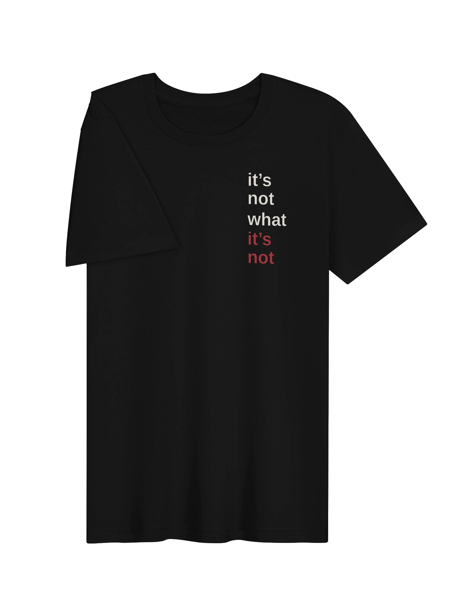 The Contrast Tee — it's not what it's not product image (3)