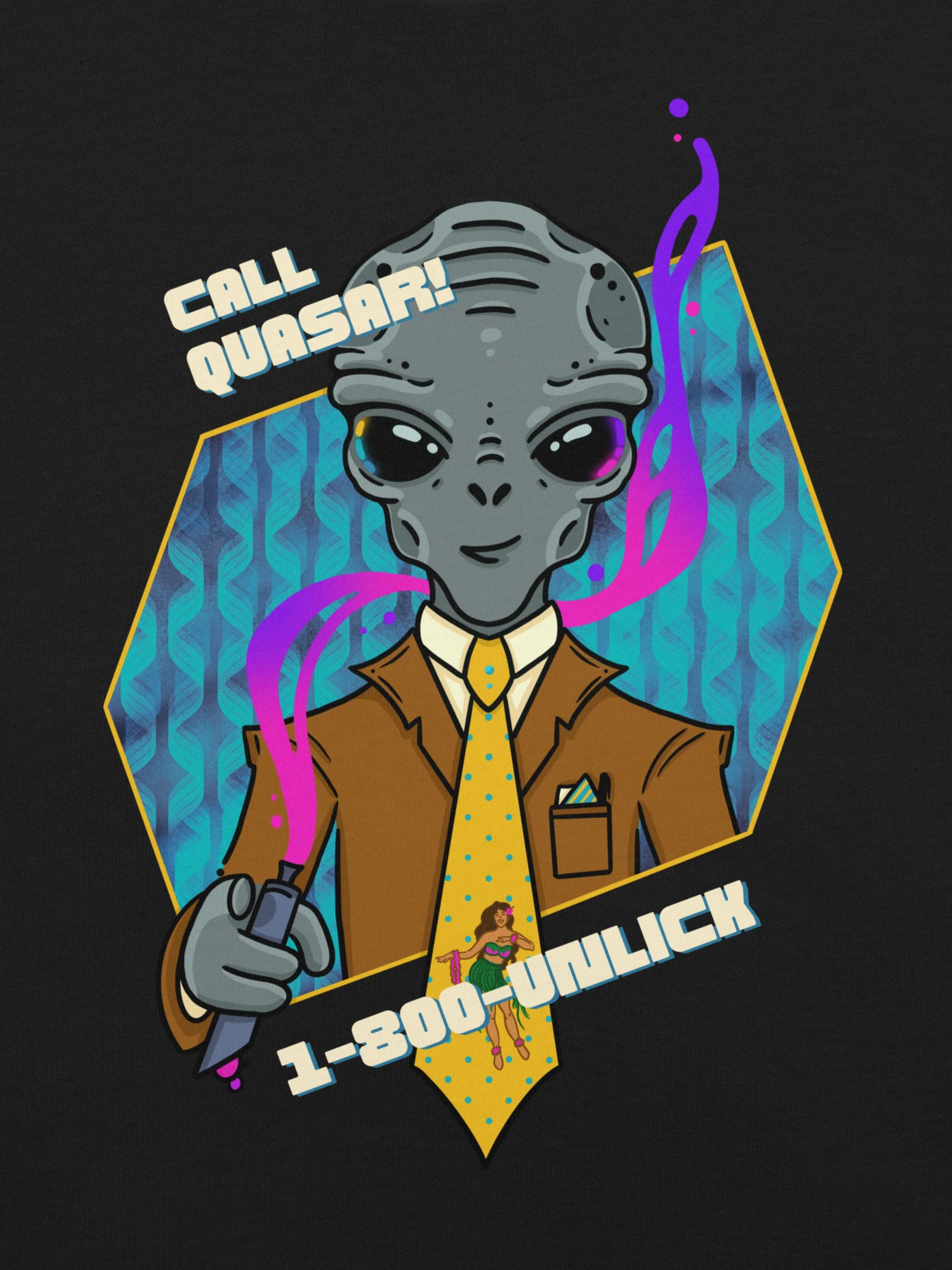 Quasar Shirt (1-800-UNLICK) product image (3)