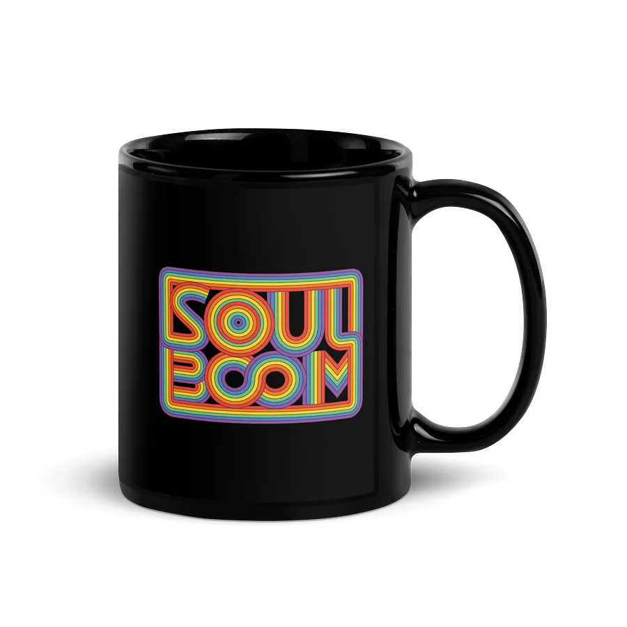 Rainbow Logo Mug - Black product image (2)