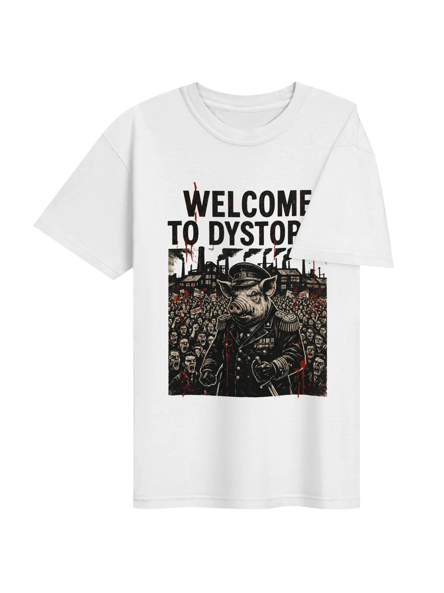 Welcome to Dystopia Rebel Graphic Tee product image (4)