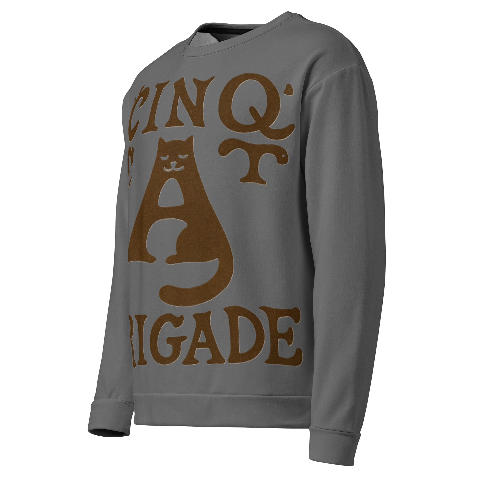 Cat Grey All-Over Sweatshirt product image (3)