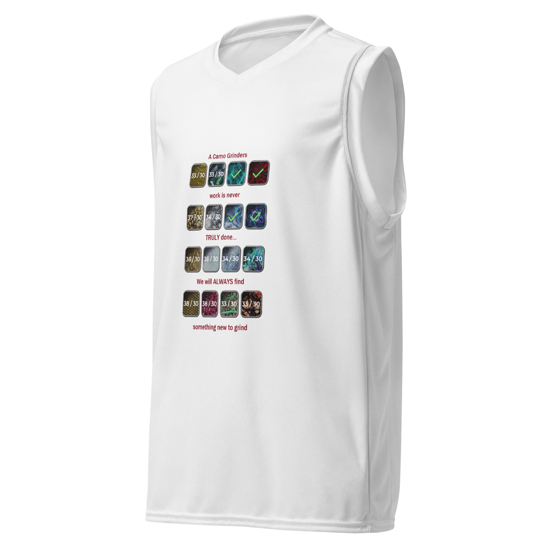 A Camo grinders work Muscle tee product image (1)
