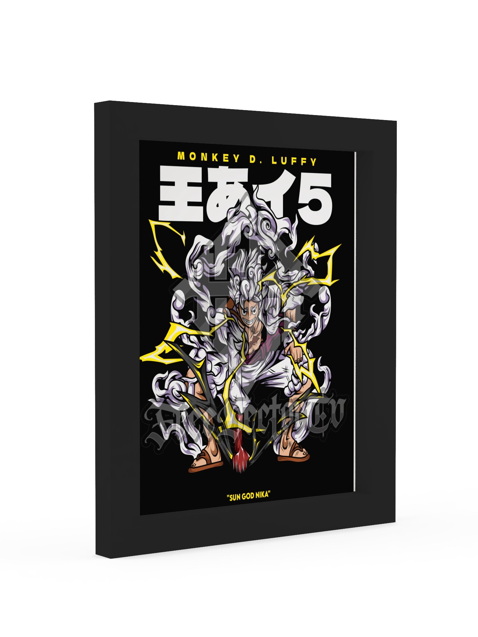 Póster mate de alta calidad enmarcado MONKEY D. LYFFY GEAR 5 product image (31)