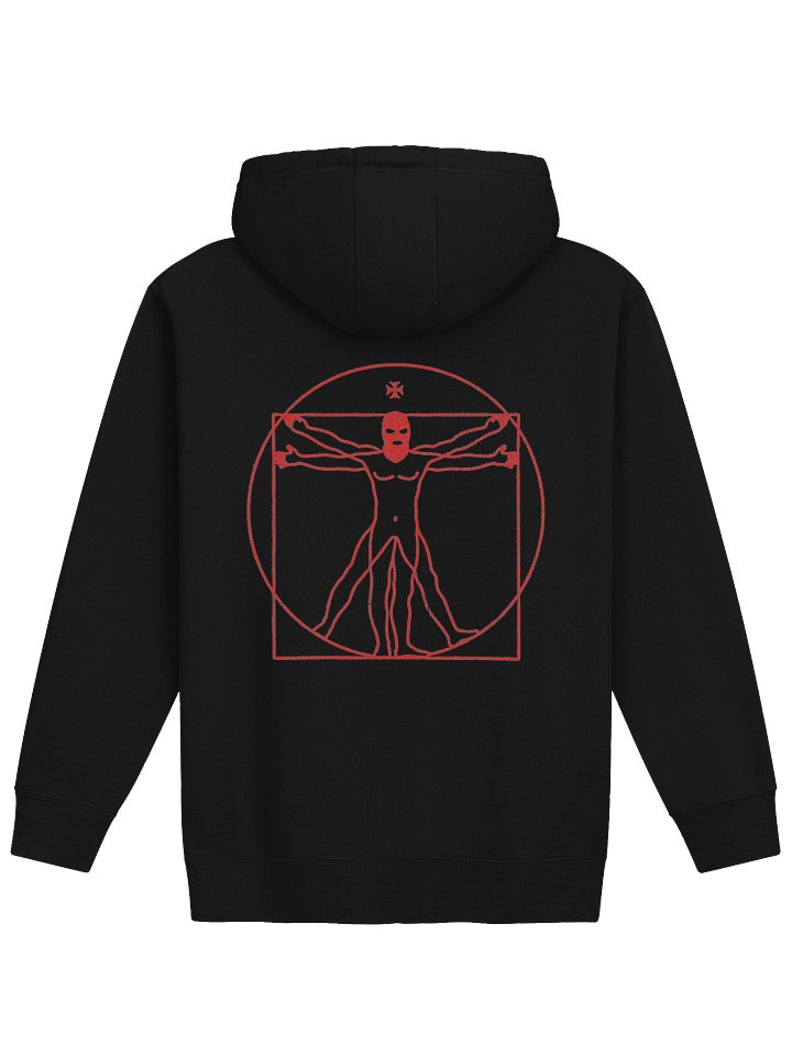 "MUSCLE MEMORY" HOODIE BACKPRINT RED product image (2)
