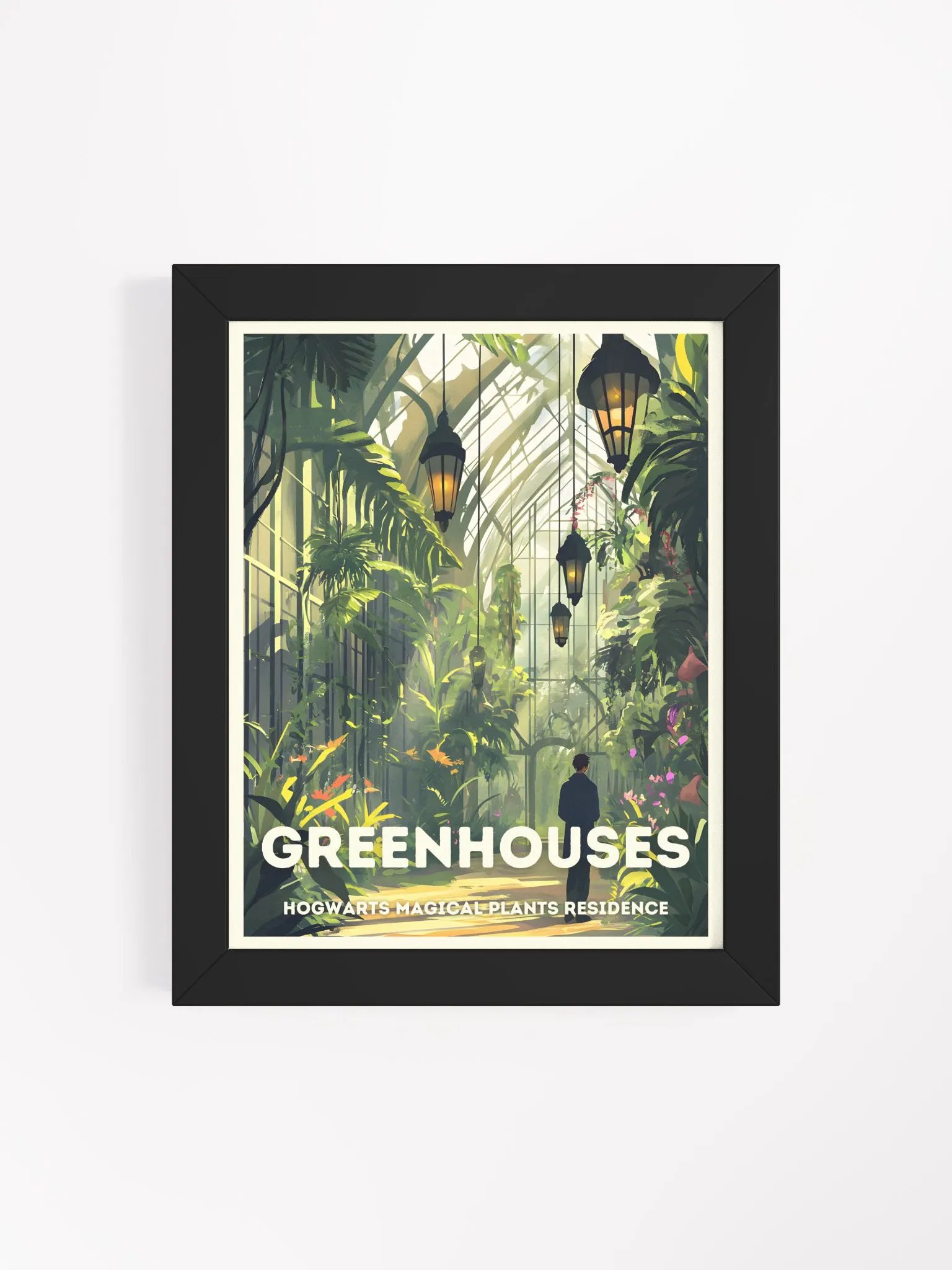 Hogwarts Greenhouses Vintage Travel Poster product image (4)