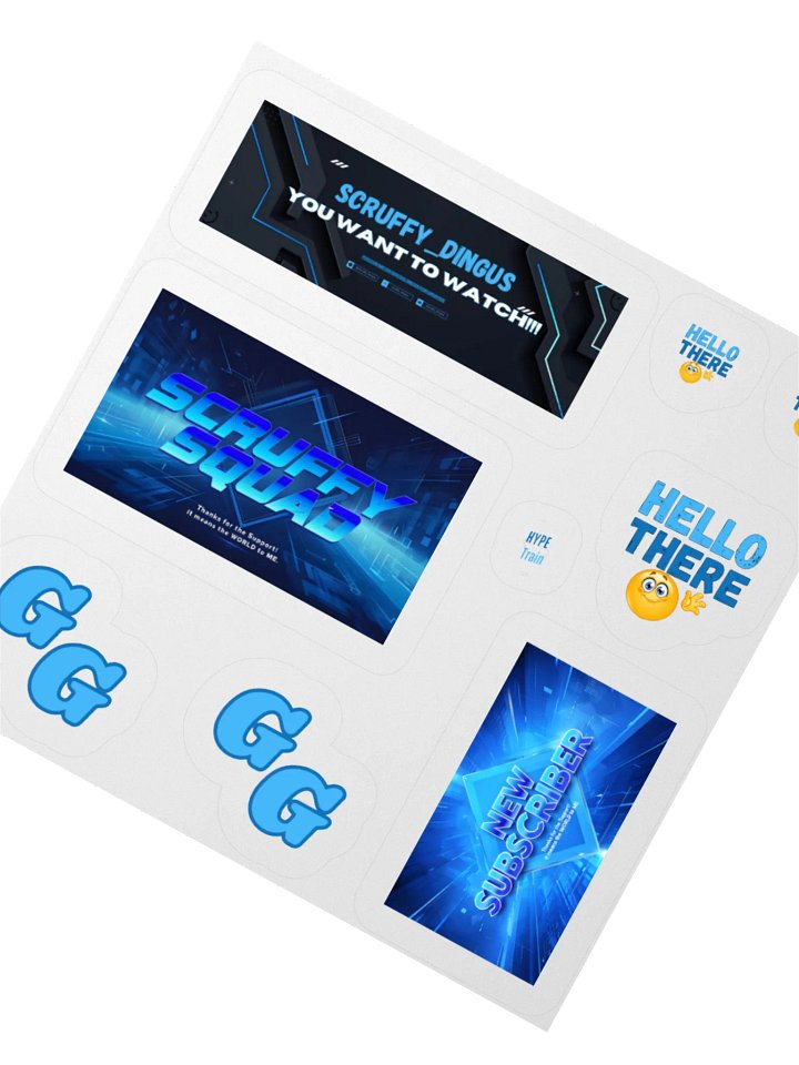Scruffy Squad Sticker Pack product image (4)