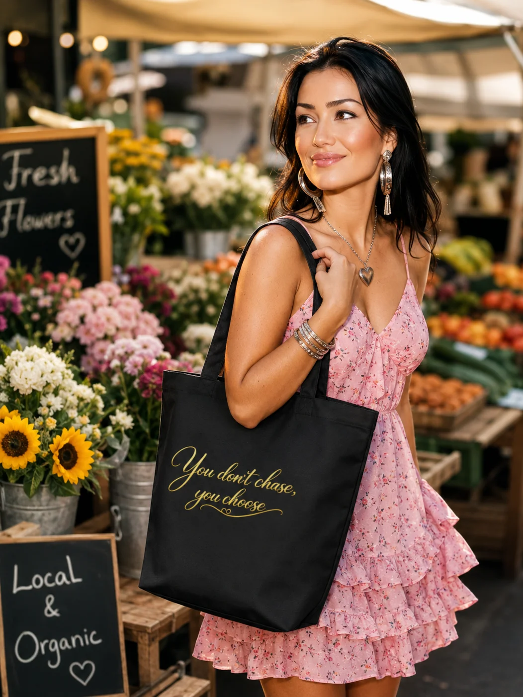 You Don't Chase, You Choose Eco-Friendly Tote Bag product image (2)