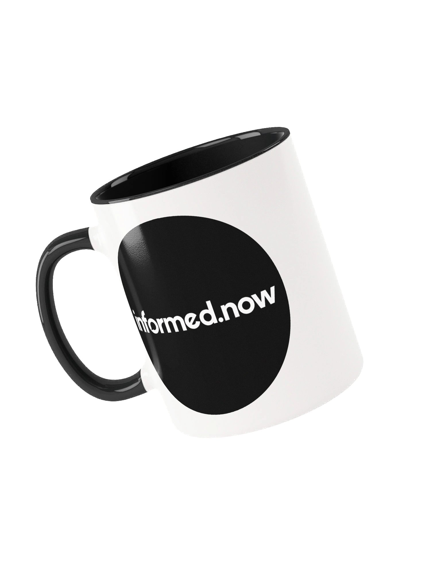informed.now Ceramic Color Mug (Black) product image (1)