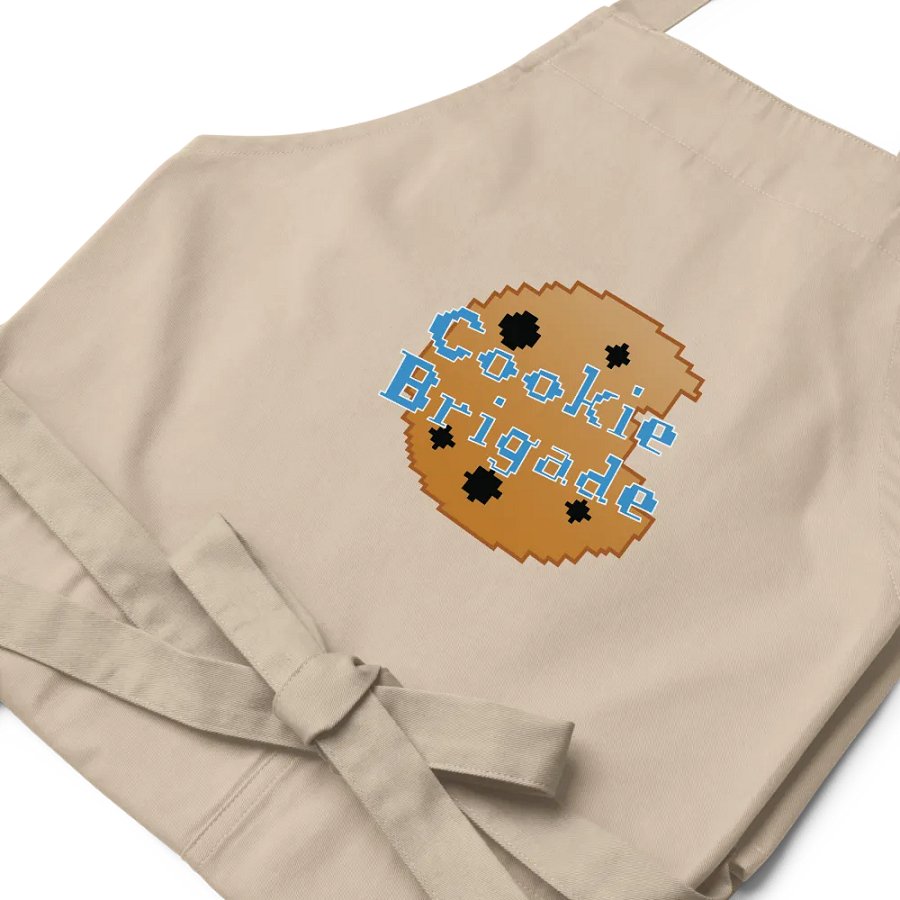 Cookie Brigade Logo Printed Organic Apron product image (5)