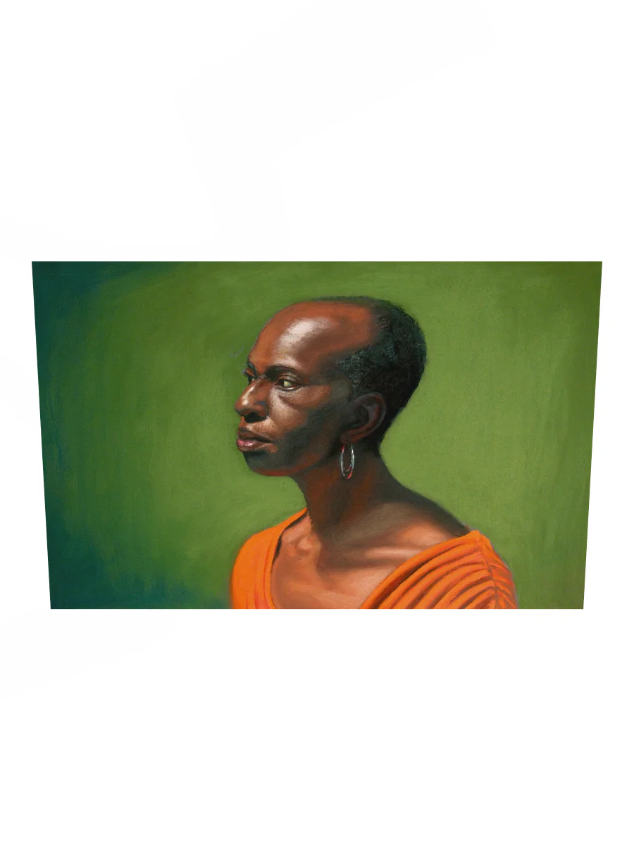 ART BY TIM: "Mona" Pastel Portrait Drawing (Print) product image (2)