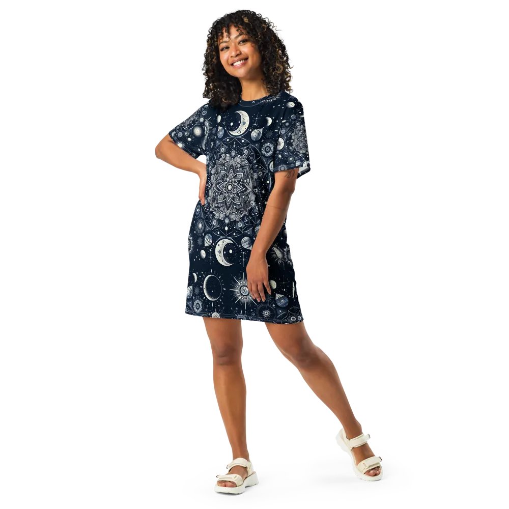 All-Over Print T-Shirt Dress product image (7)