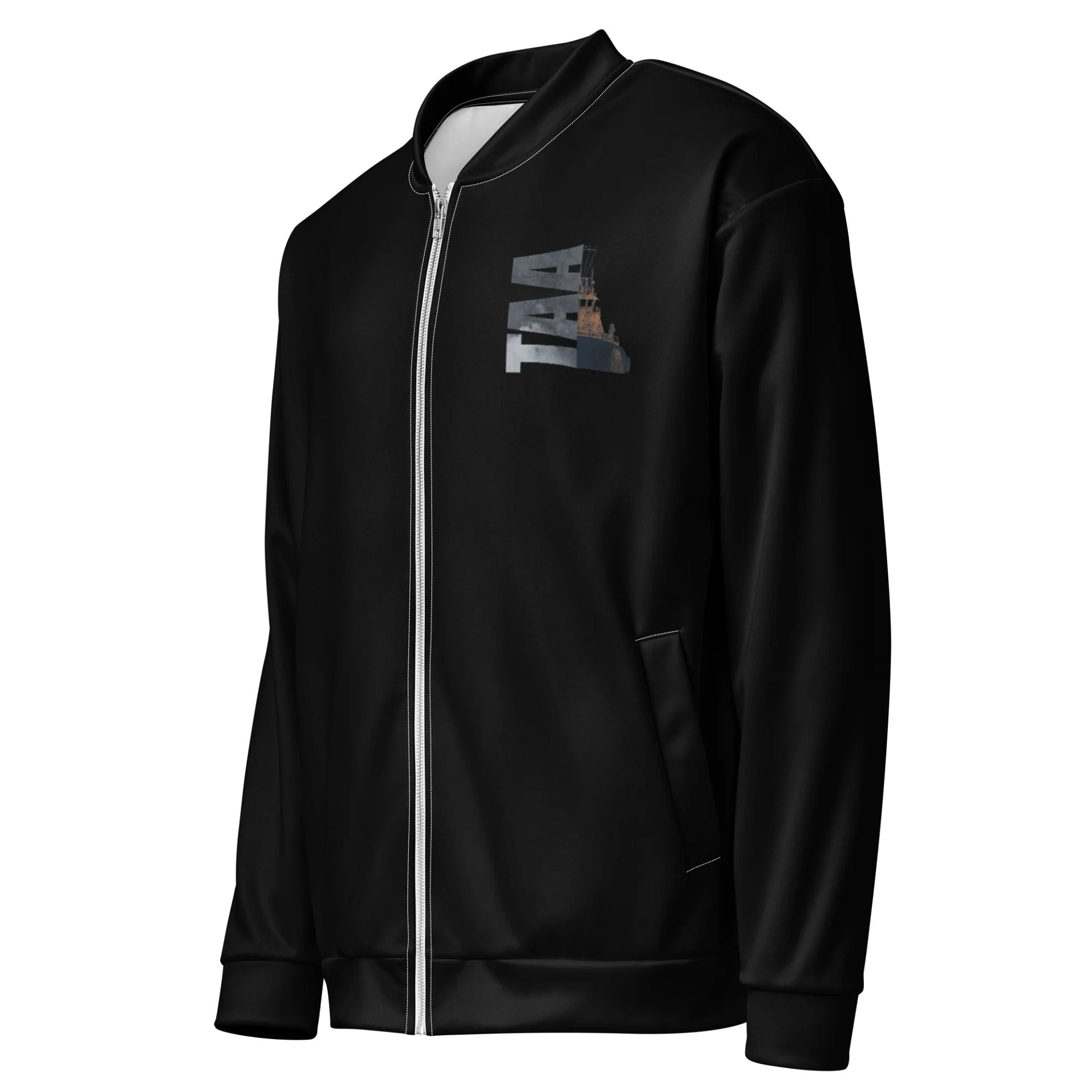 Ship Wheel & Tug Chief – Classic Marine Workwear | Twin Anchor Apparel - Bomber Jacket product image (3)