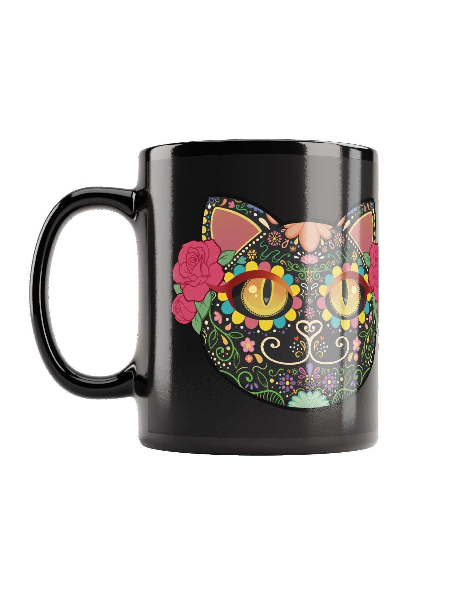 Sugar Skull Cat Mug product image (11)