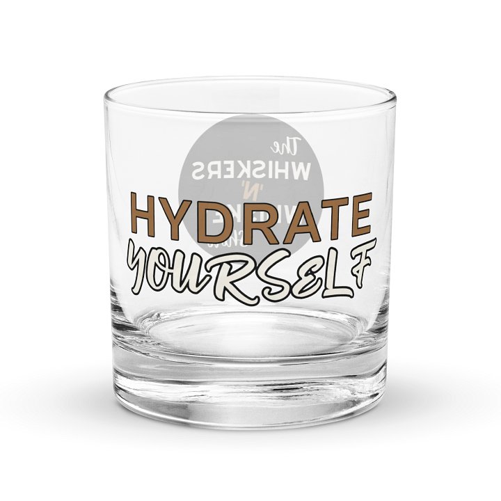 Whiskers N Whiskey Rocks Glass product image (1)