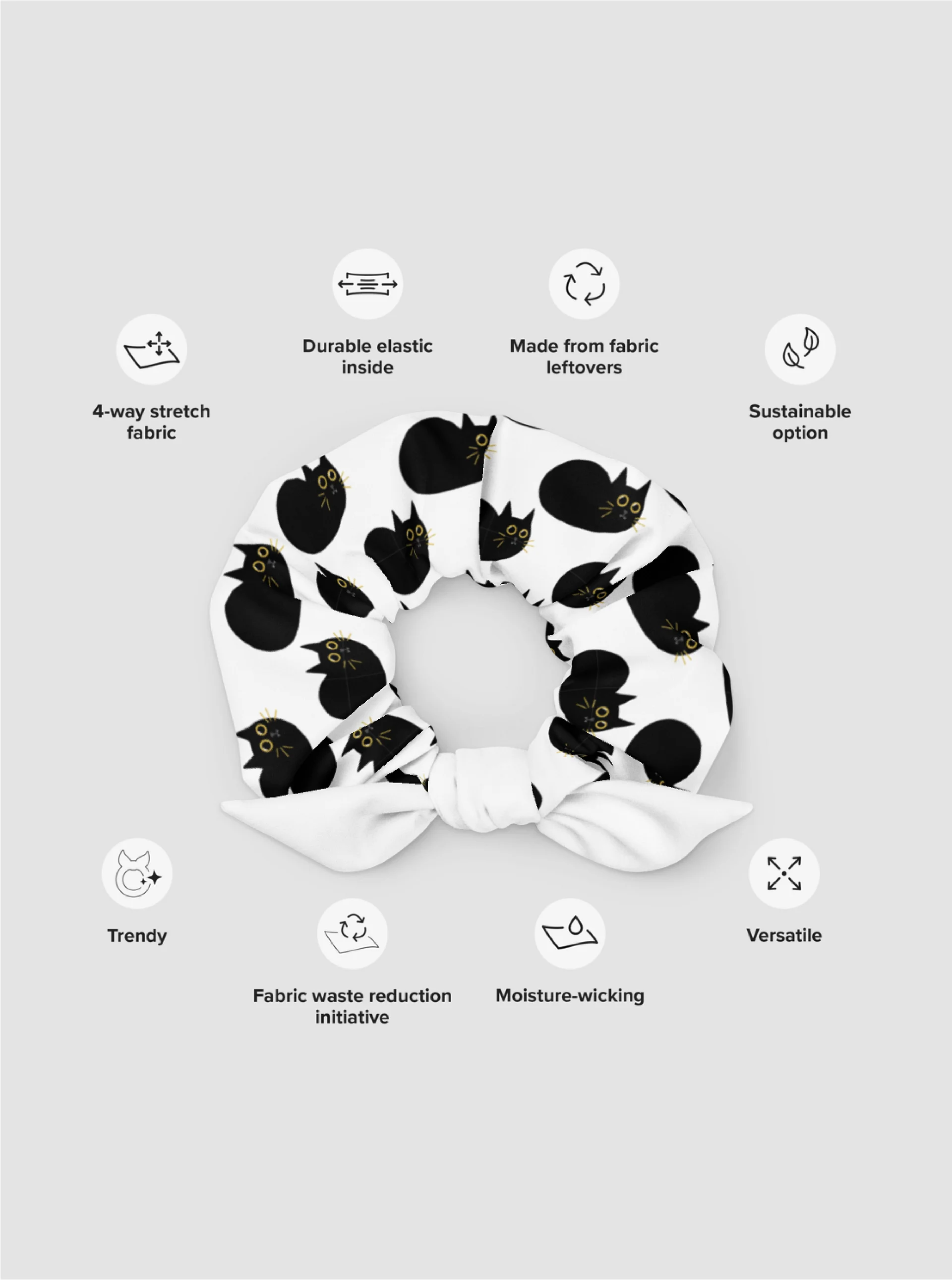Itty Bitty Lil Kitty Scrunchie product image (4)