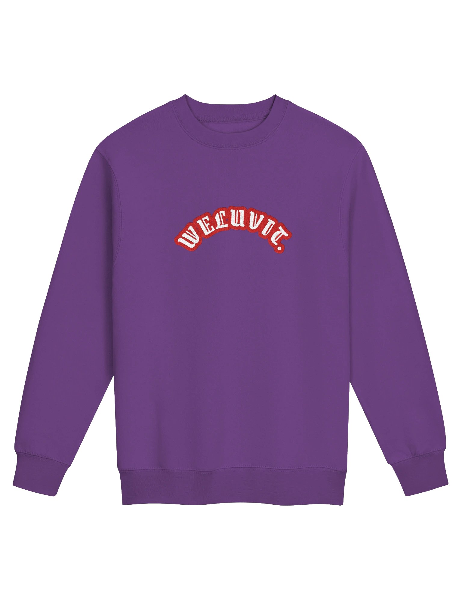 WELUVIT Embroidered Crew Neck Sweatshirt product image (13)