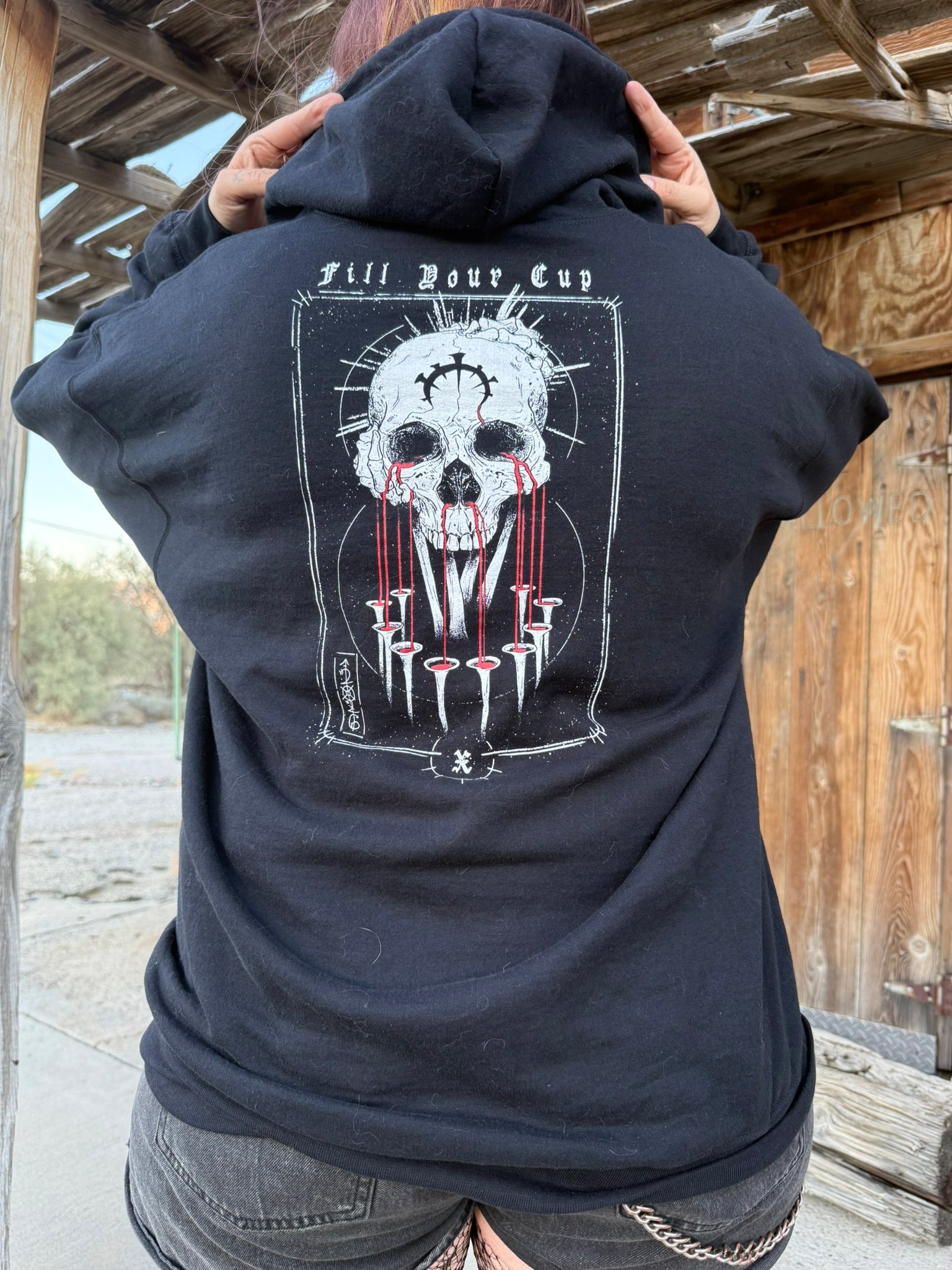 Wasted Saints 10 Year Hoodie product image (2)