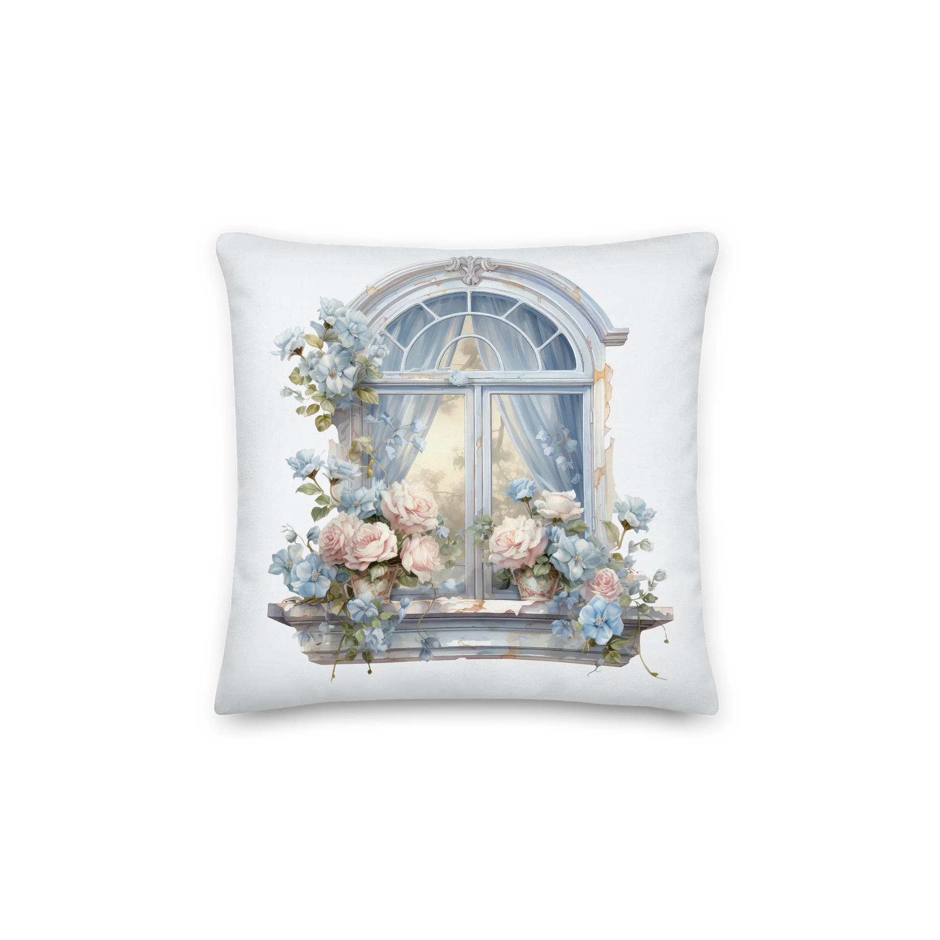 The Morning the Garden Came Inside — Two-Sided Summer Pillow product image (2)