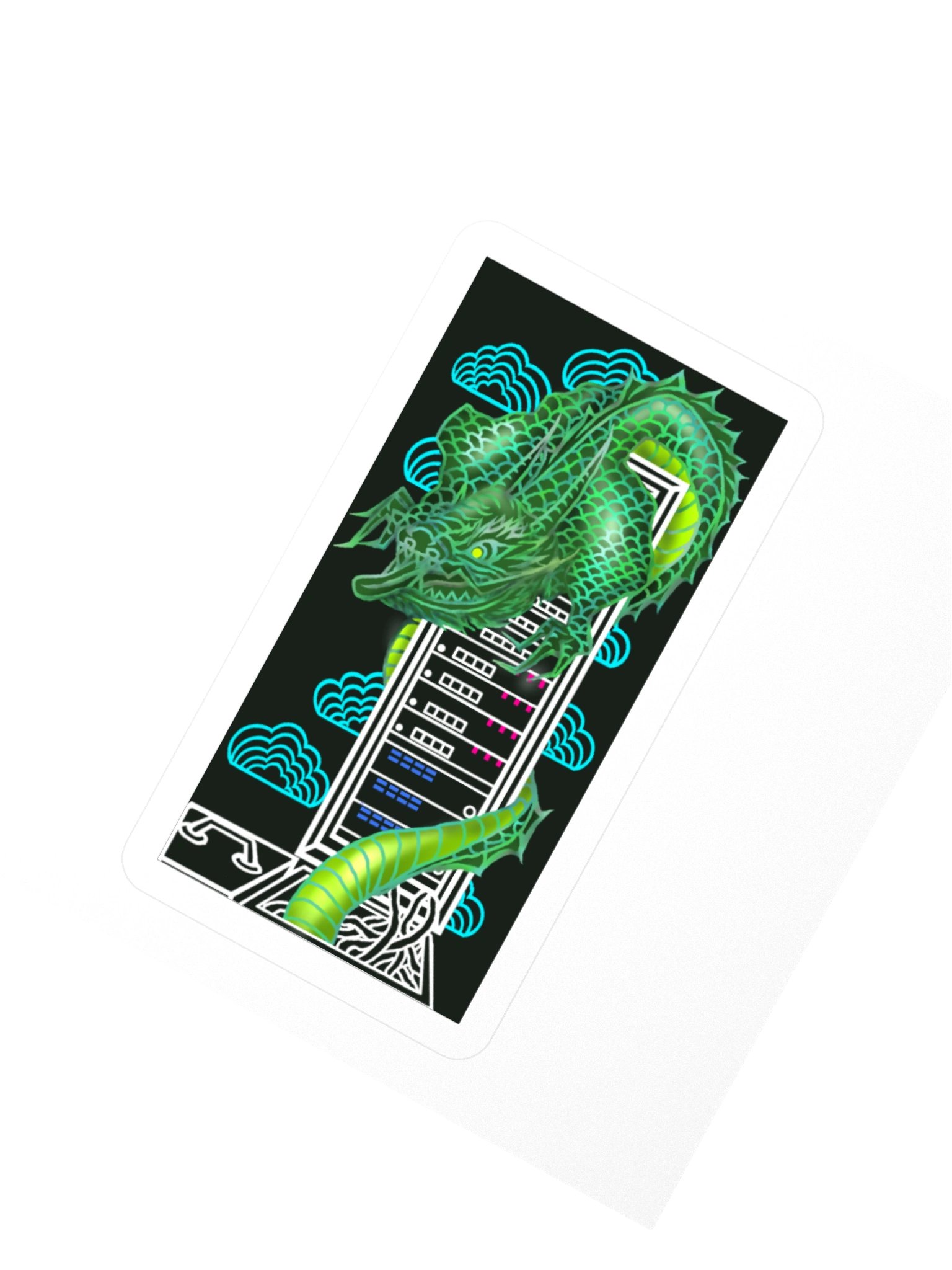Japanese dragon On Cloud Server_Black product image (2)
