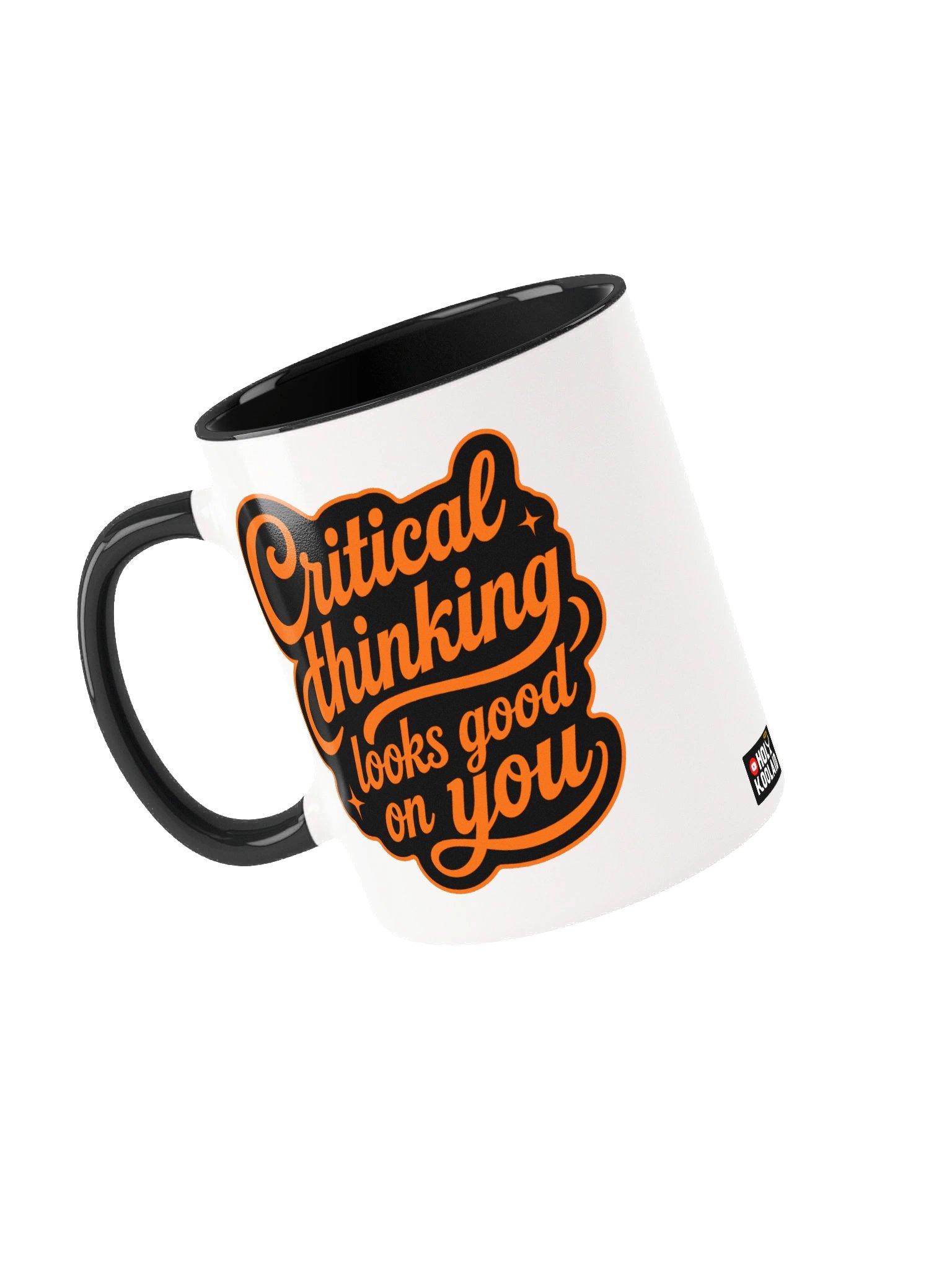 Critical Thinking Looks Good On You - Accent Mug product image (3)