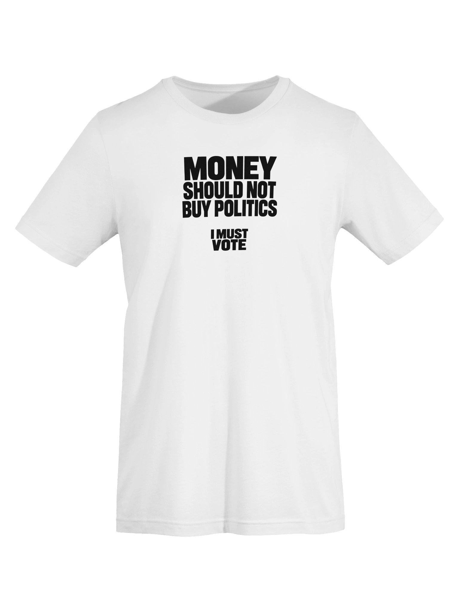 Money Should Not Buy Politics Tee - White product image (5)