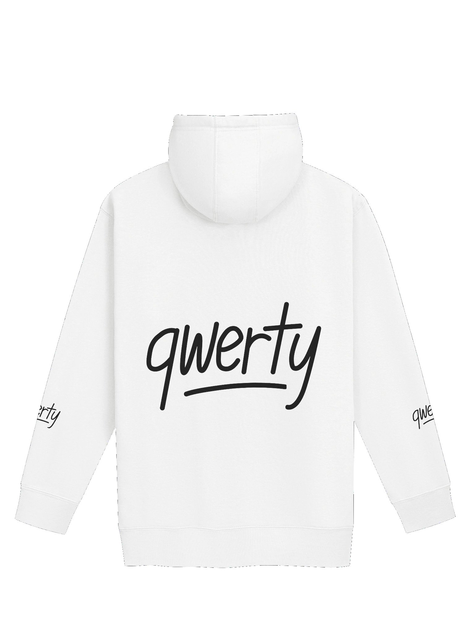 qwerty Hoodie (white) product image (2)