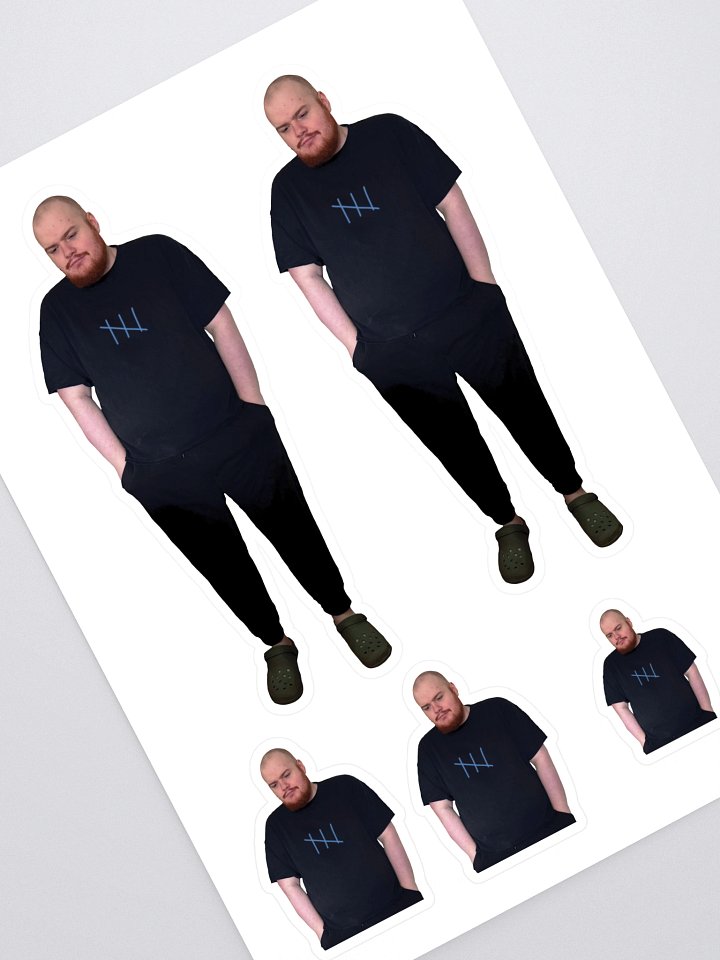Just a Guy Sticker Sheet product image (1)