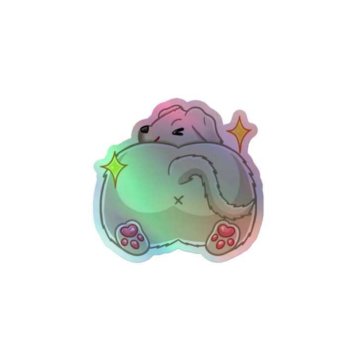 Beau Bum Holographic Sticker product image (1)