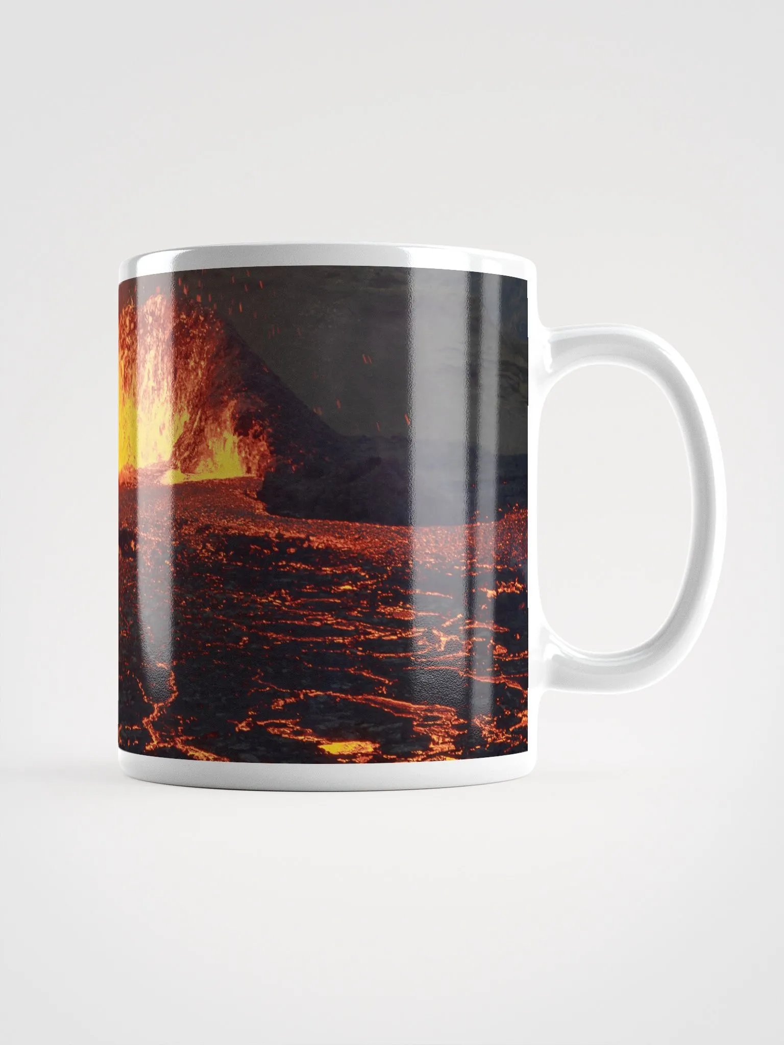Iceland Volcano Live Streaming Mug product image (5)