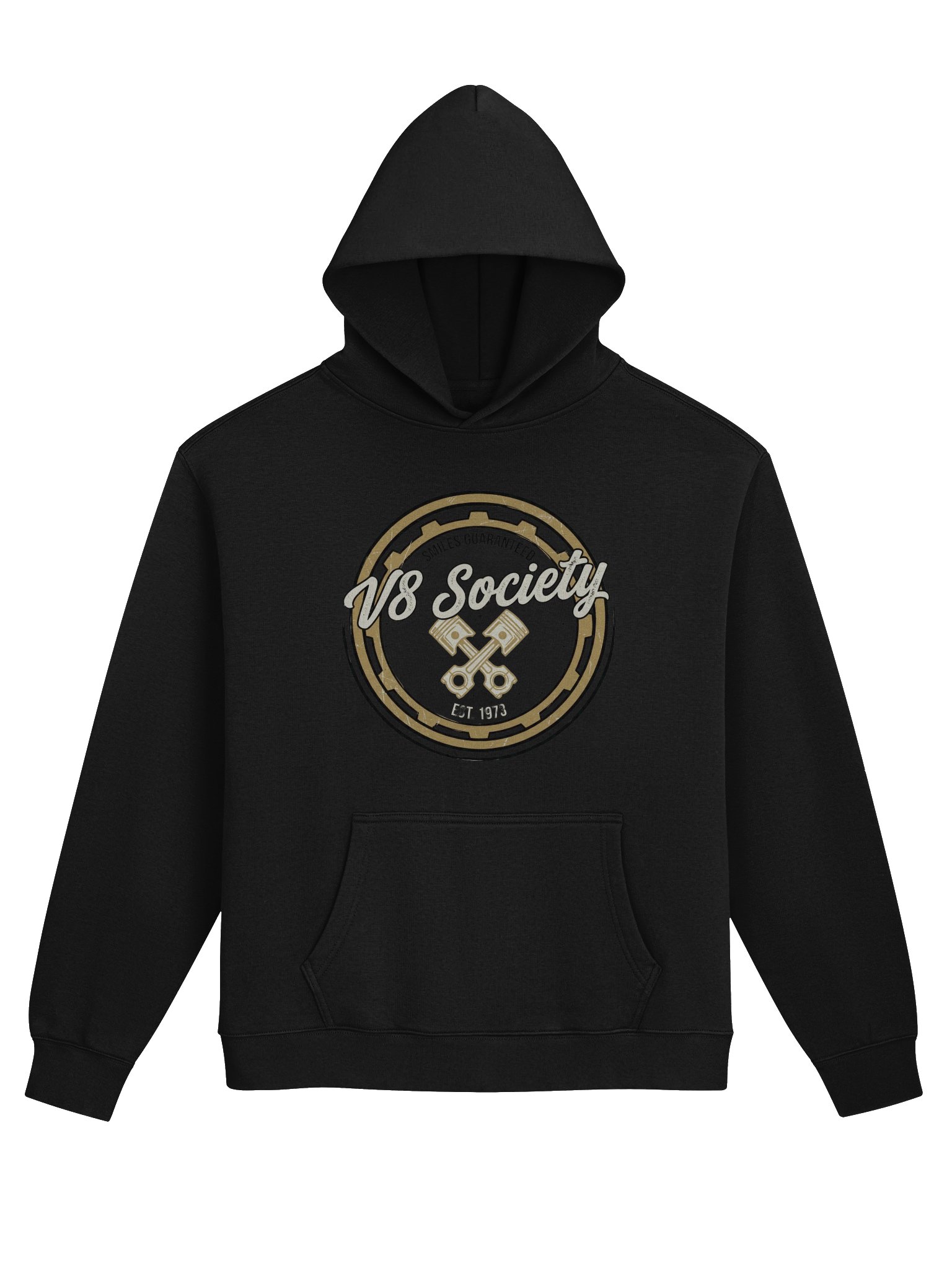 V8 Society Vintage Emblem Oversized Hoodie product image (1)