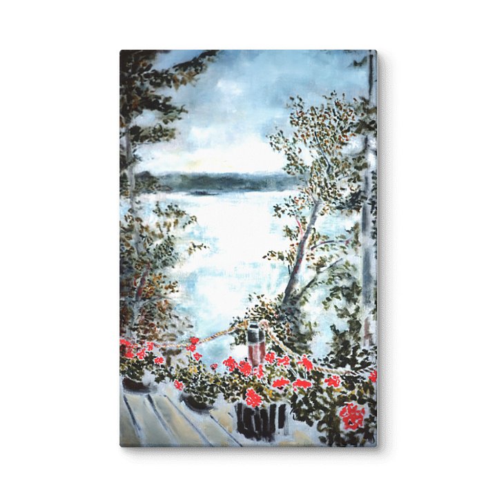 Clyde's View (1987) on canvas (26" x 40") product image (2)