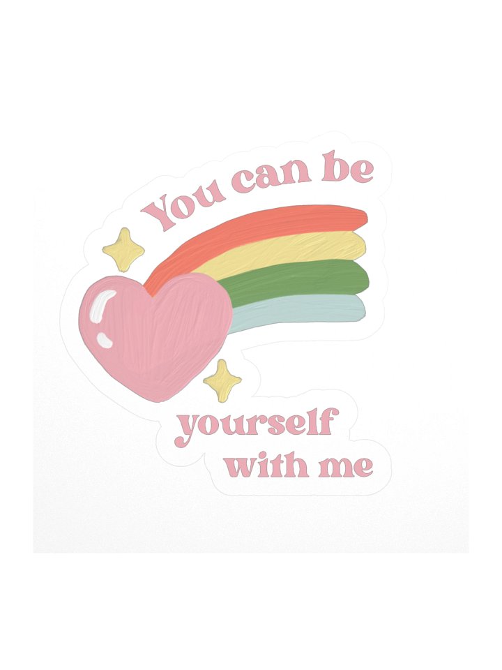 You Can Be Yourself with Me Sticker product image (2)