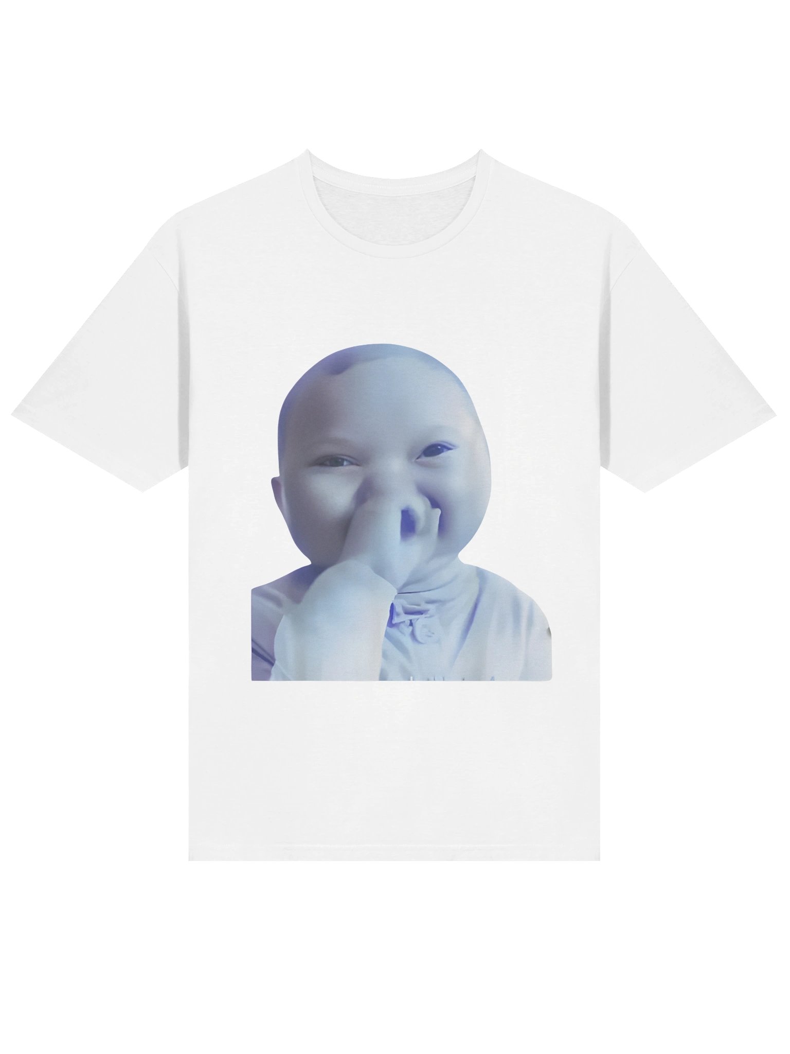 AI Baby Holding Laugh Meme Viral Trend T-Shirt product image (2)