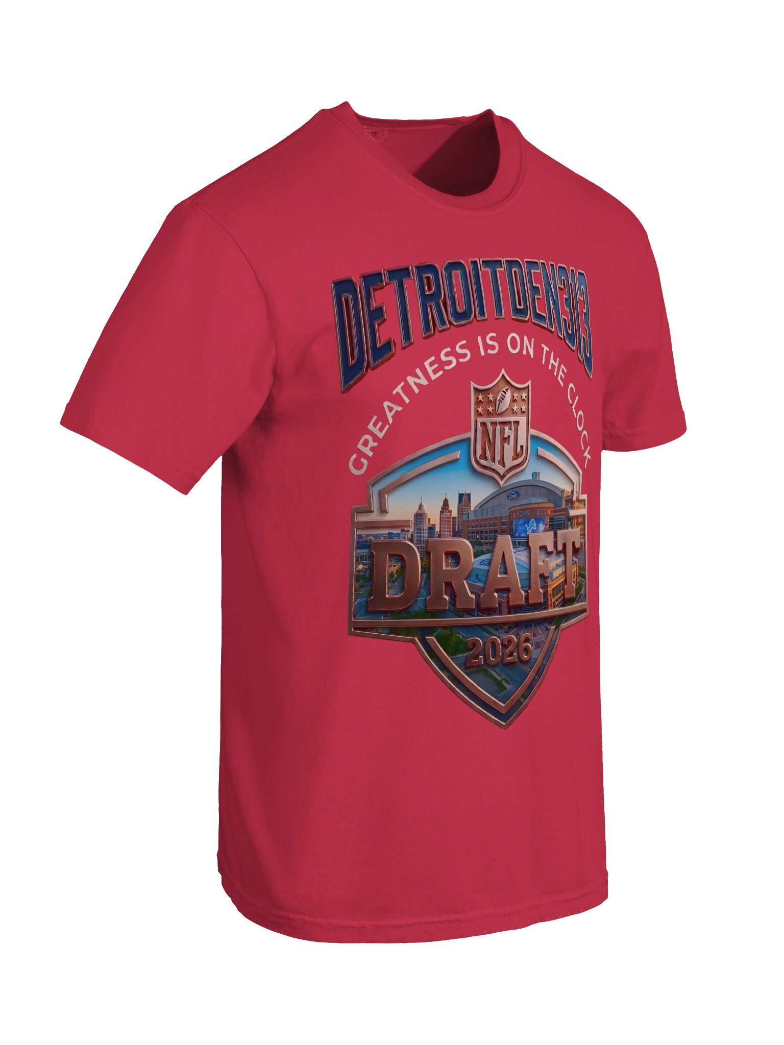 DetroitDen313 2026 Draft Shield Tee product image (8)