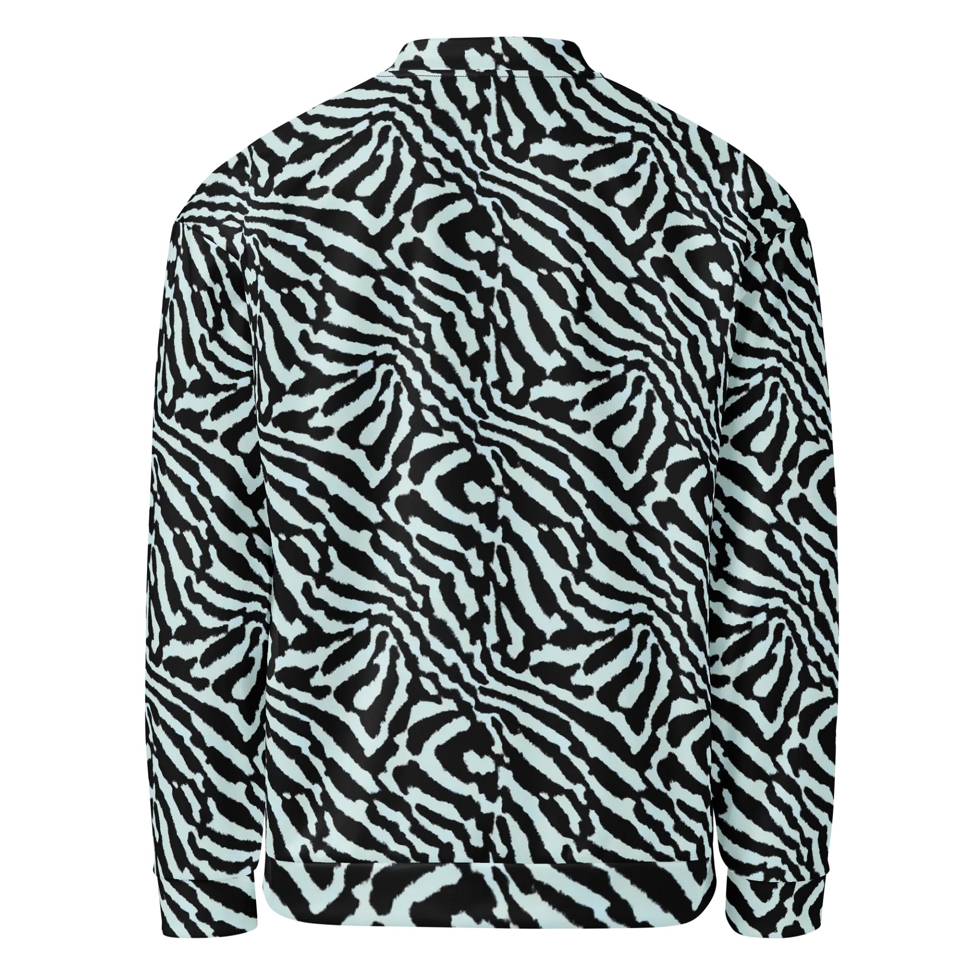 Blue Zebra Bomber Jacket product image (2)