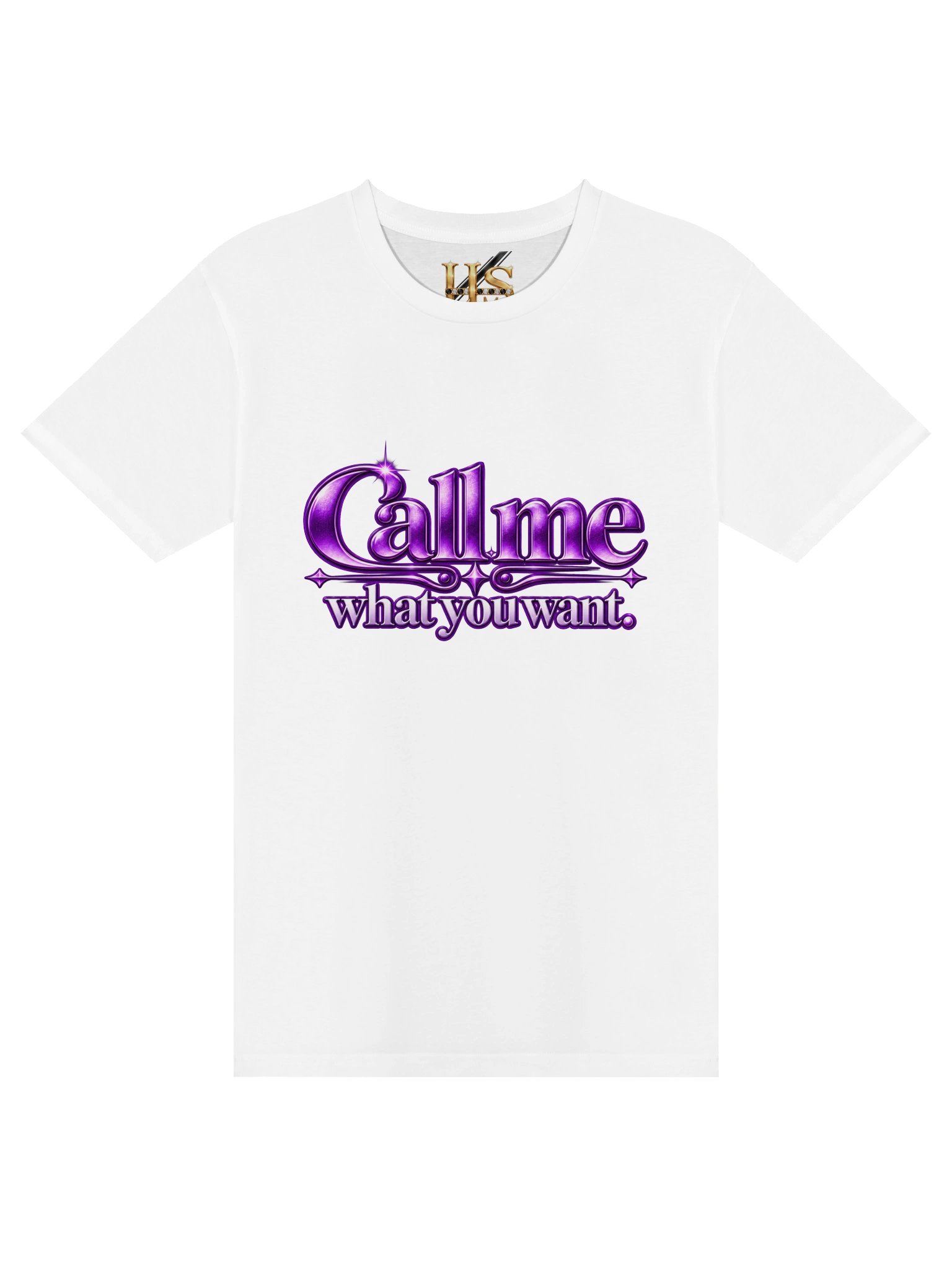 Call Me What You Want Metallic Purple Faith-Based Premium Unisex T-Shirt product image (1)