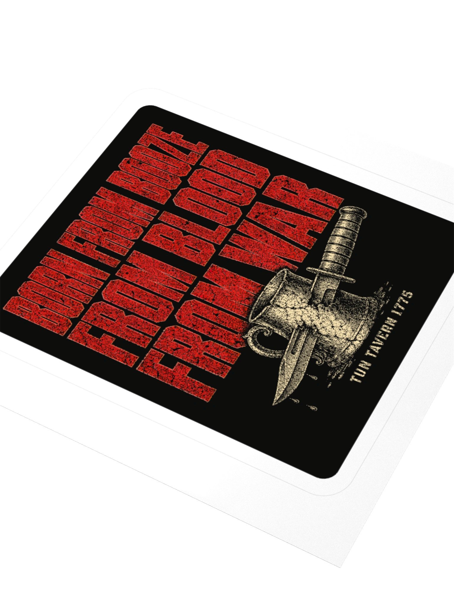 Eagle, Globe, and Anchor "Born From Booze" Sticker product image (10)