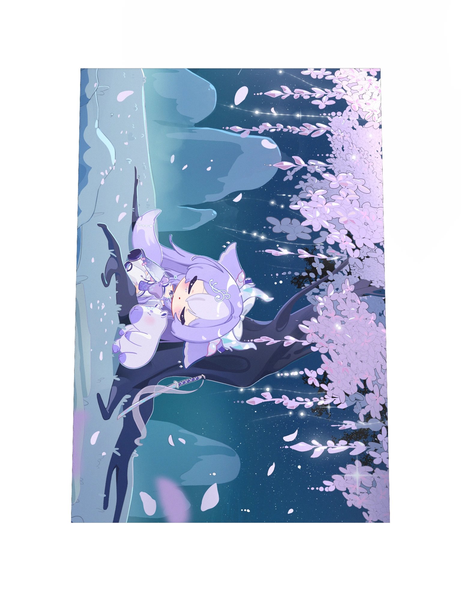 Sleepy Fox Poster product image (1)