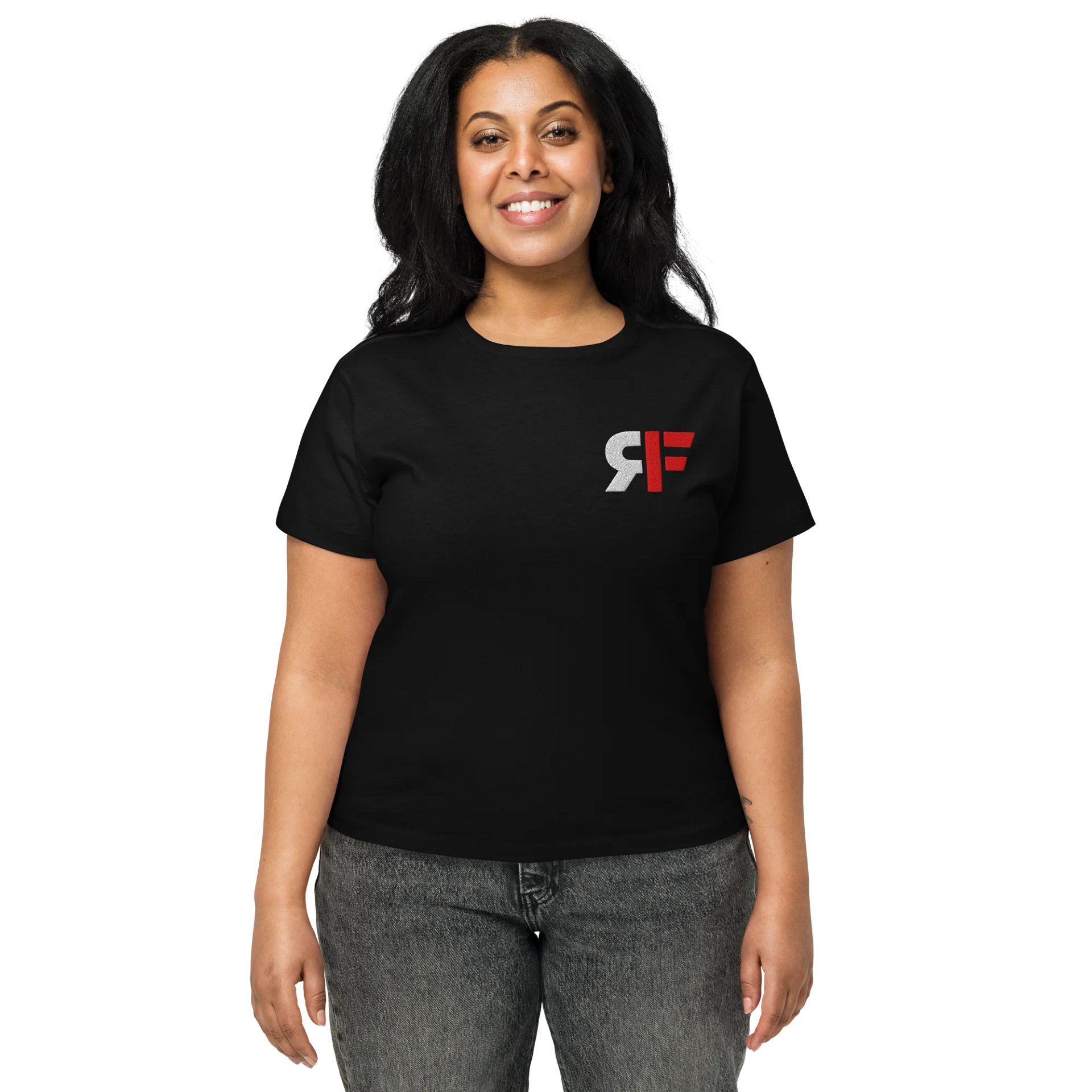 RF Logo High-Waisted Tee product image (1)