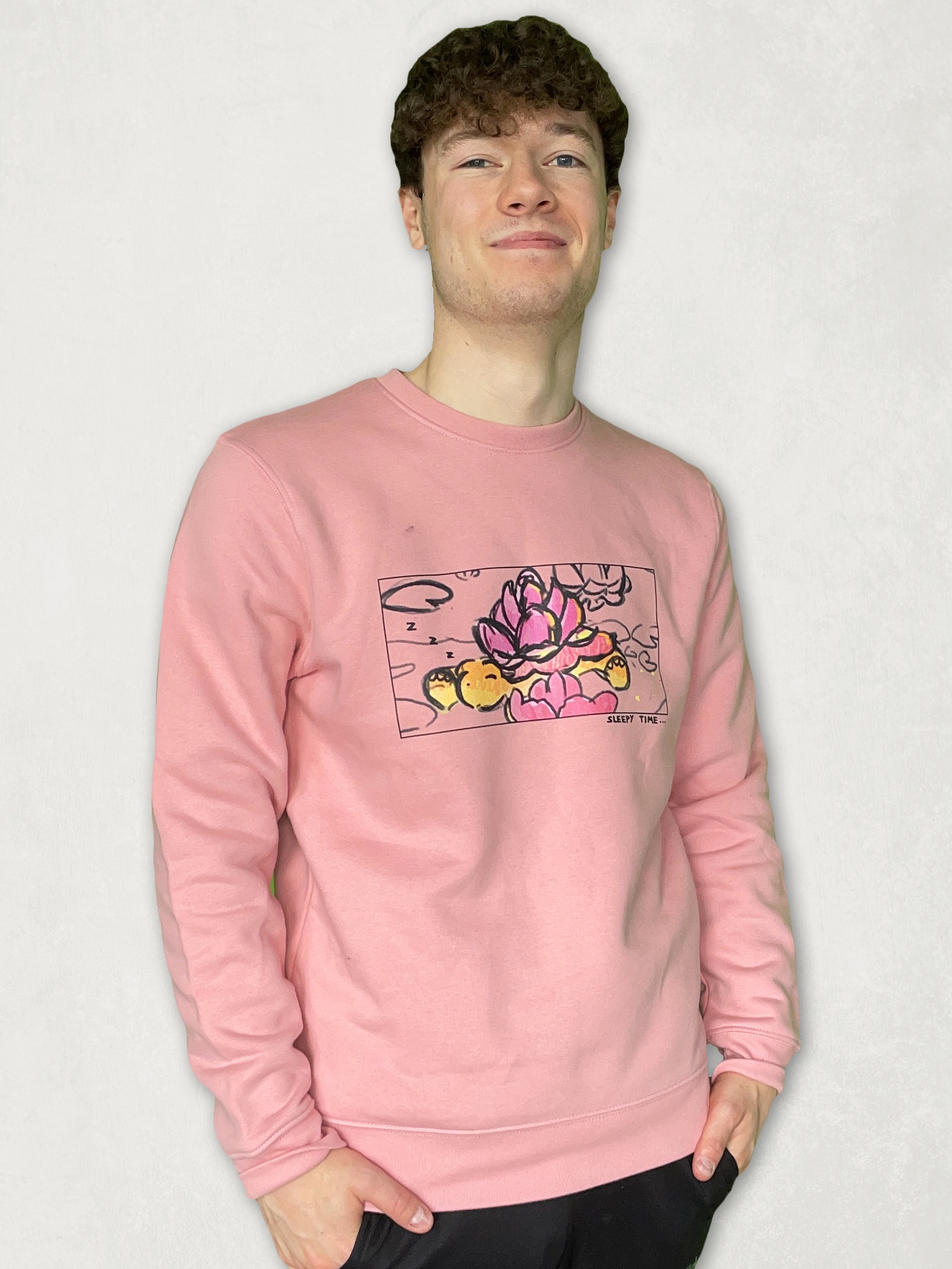 Sleepy Lotus Turtle Sweatshirt product image (4)