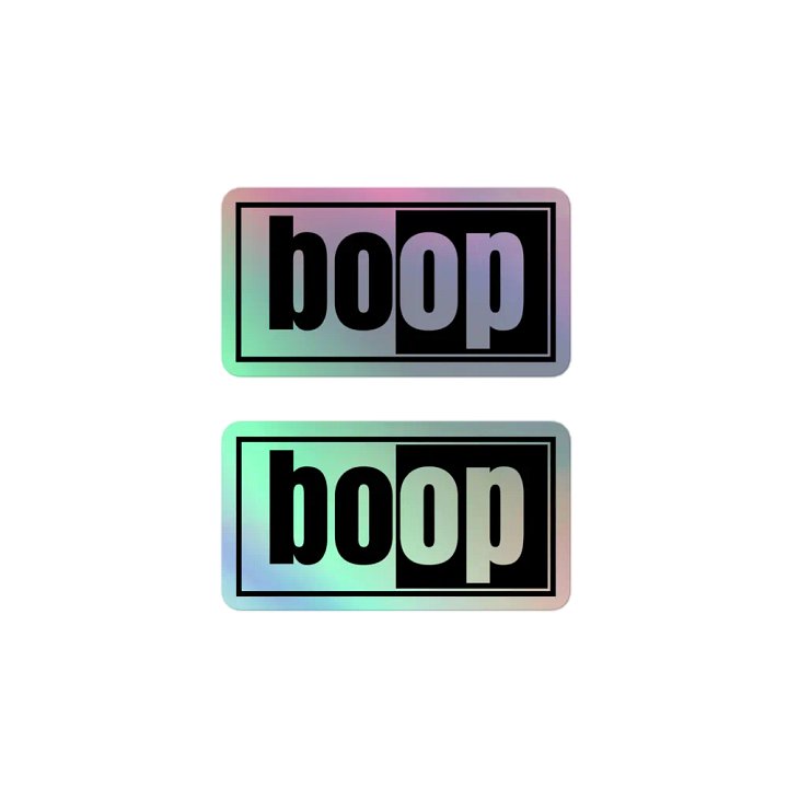 Holo boop stickers (2 pack) product image (2)