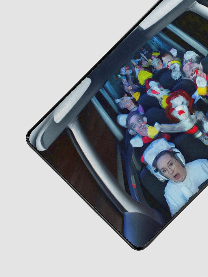 Clown Bus Mouse Pad product image (2)