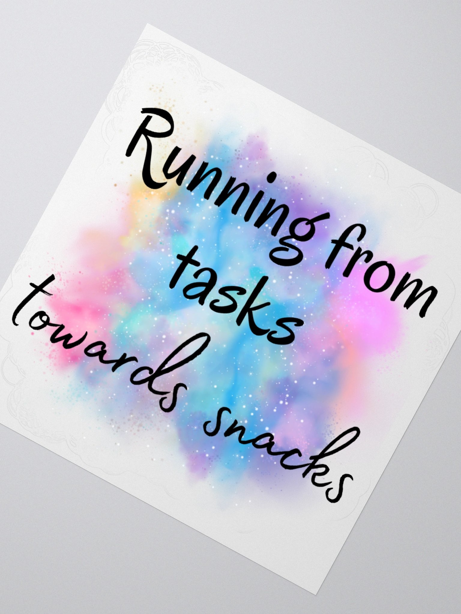 Running from Tasks Stickers product image (2)